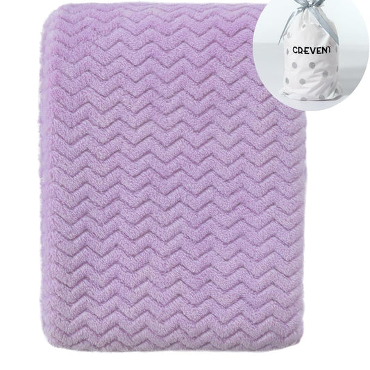 CREVENT Wave Design Soft Lilac Purple Cozy Baby Basinet Cot Blanket 30x40" NEW