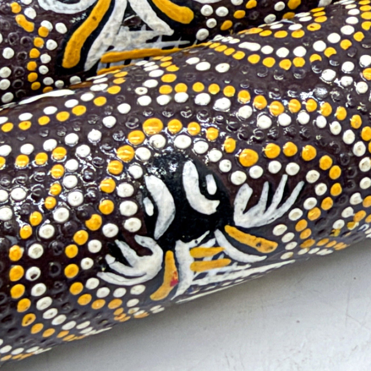 Hand-Painted Wooden Indigenous Australian Art Cultural Sticks Dot Hand Painted