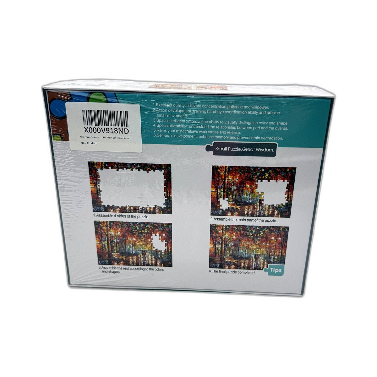 Yingoisi Toys Romantic Street Scene Jigsaw Puzzle 1000 Pieces NEW