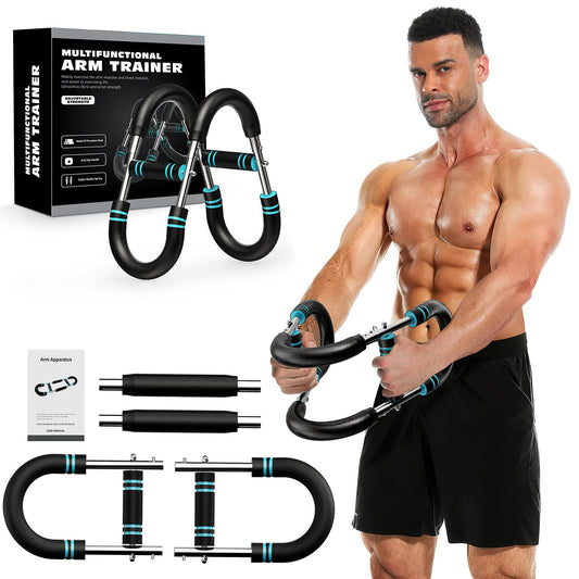 Cotftr Adjustable Chest Expander Multifunctional Arm Trainer 20-60lb NEW