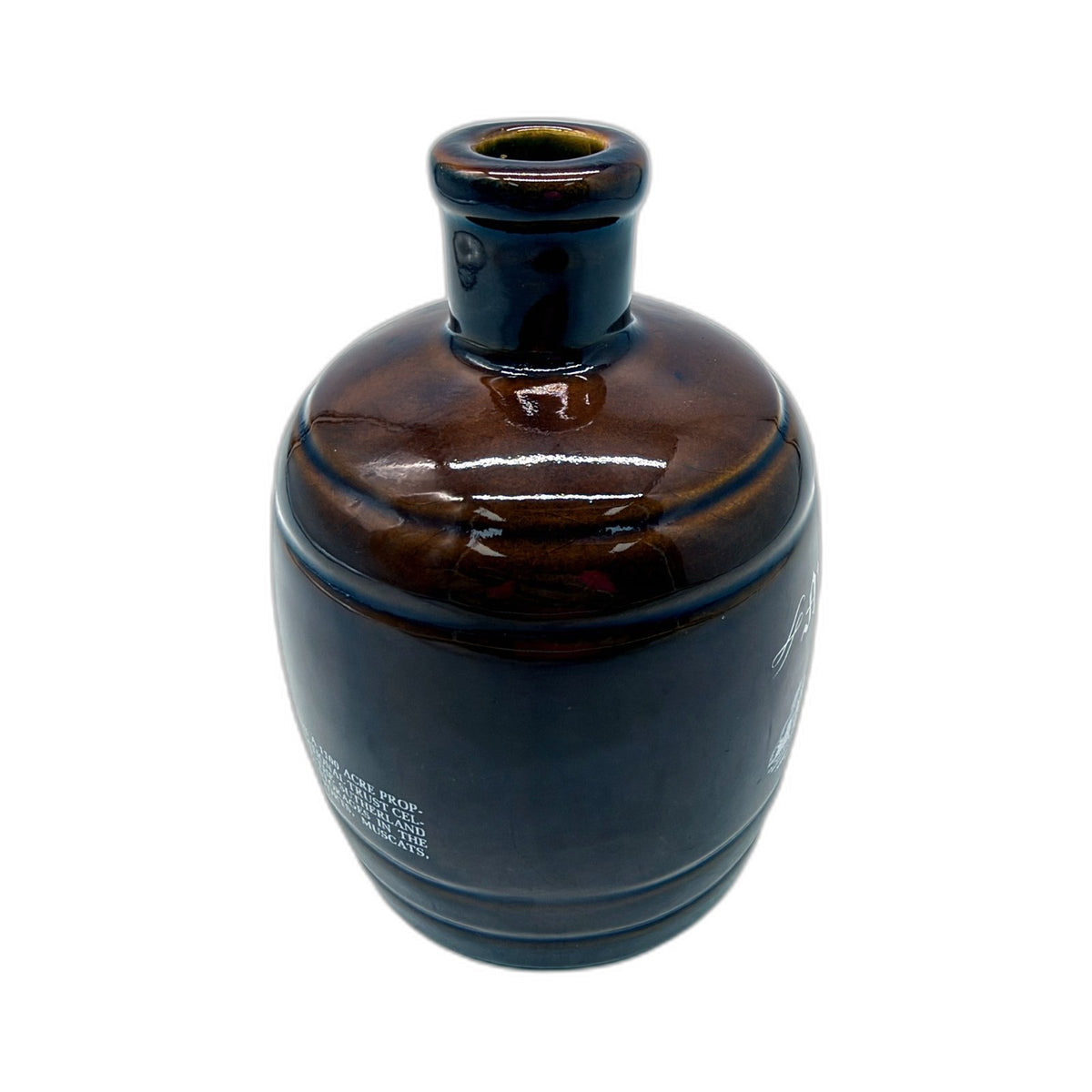 COLLECTABLE All Saints Wahgunyah Cellars NSW Ceramic Wine Jug Decanter Brown