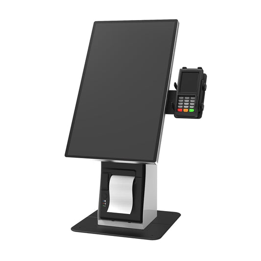 Beelta White & Black Stands iPad Kiosk Countertop Stand Secure Display Mount NEW