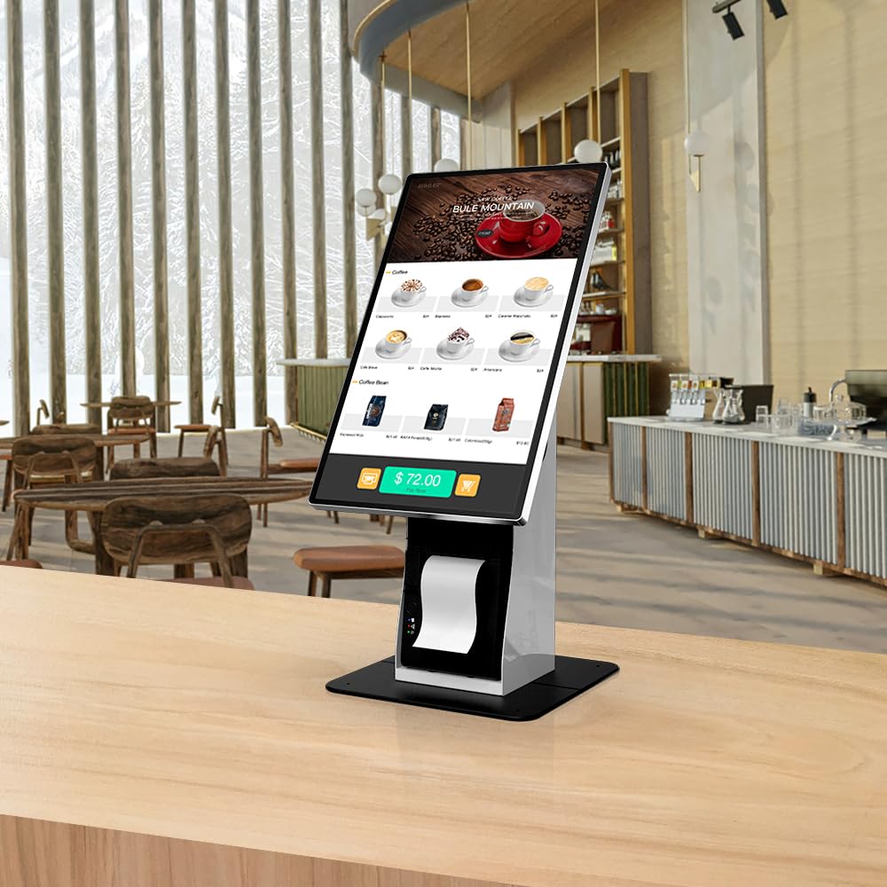 Beelta White & Black Stands iPad Kiosk Countertop Stand Secure Display Mount NEW