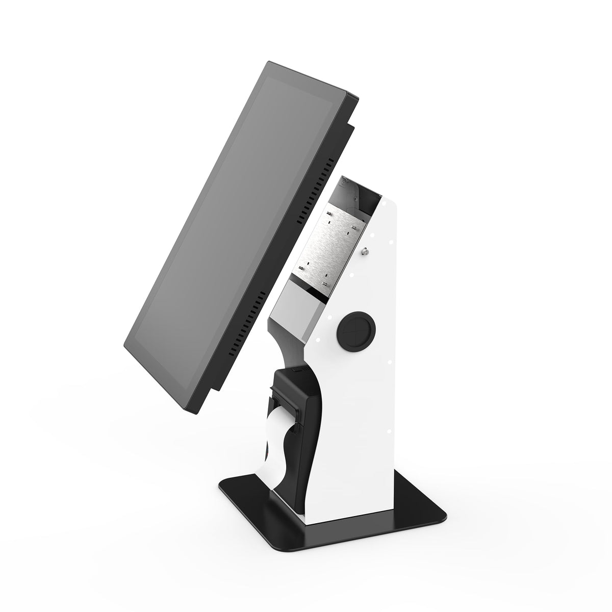 Beelta White & Black Stands iPad Kiosk Countertop Stand Secure Display Mount NEW