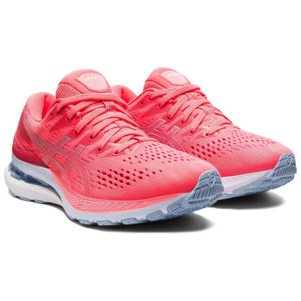 ASICS Gel-Kayano 28 Road Running Shoes in Blazing Coral Mist US 8 NEW