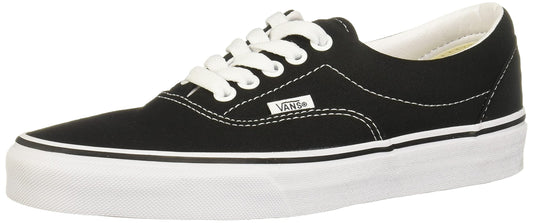Vans Authentic Black and White Classic Trainers Skate Sneakers Mens US 4 NEW