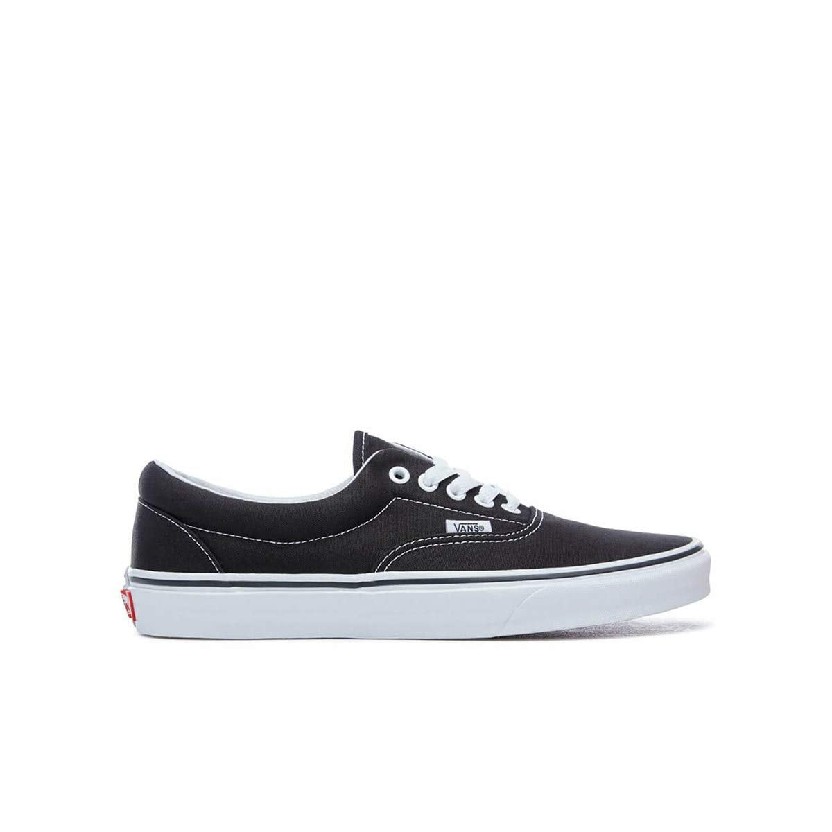 Vans Authentic Black and White Classic Trainers Skate Sneakers Mens US 4 NEW