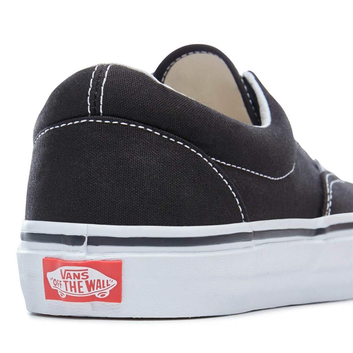 Vans Authentic Black and White Classic Trainers Skate Sneakers Mens US 4 NEW