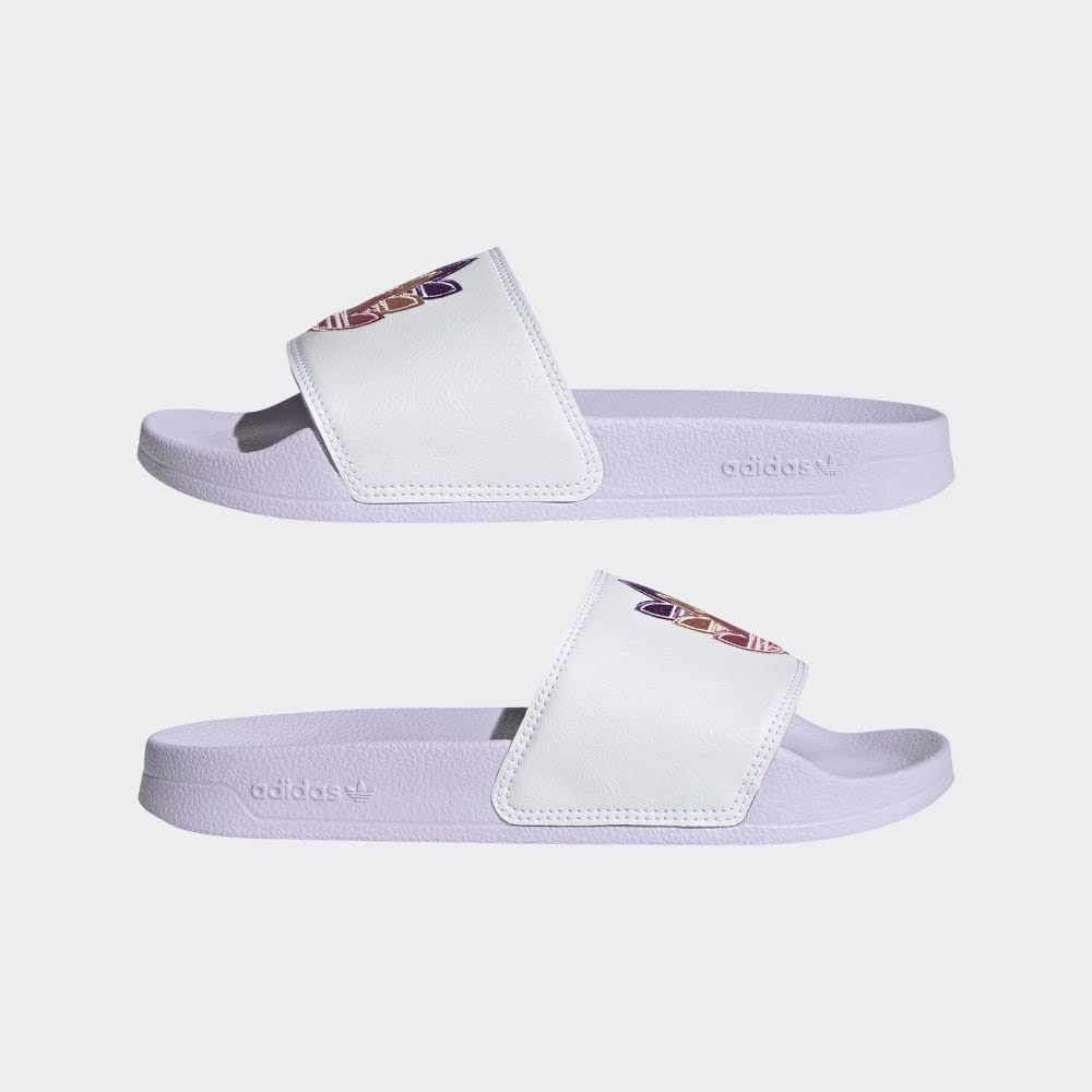 adidas Originals Fashion Sandals Adilette Lite Slides Lilac Tone US 8 NEW