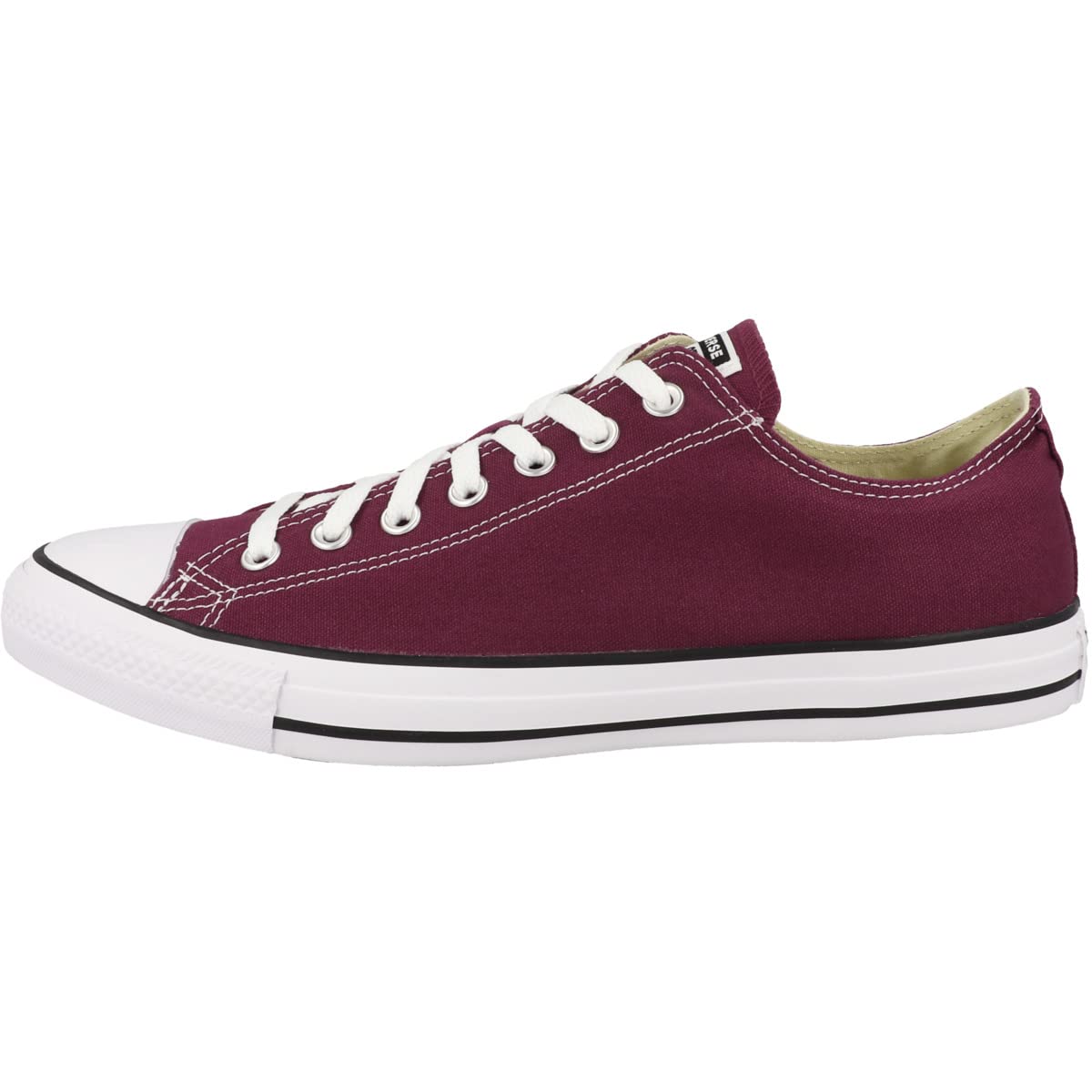 Converse Chuck Taylor All Star Maroon Canvas Trainers Classic Mens US 10 NEW
