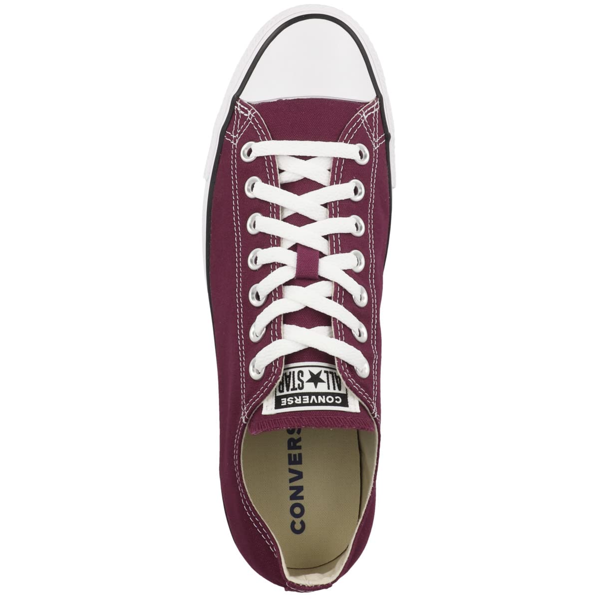 Converse Chuck Taylor All Star Maroon Canvas Trainers Classic Mens US 10 NEW