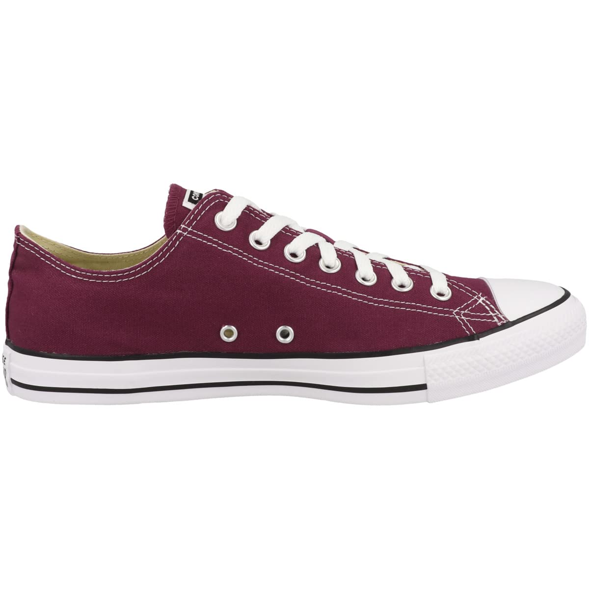 Converse Chuck Taylor All Star Maroon Canvas Trainers Classic Mens US 10 NEW