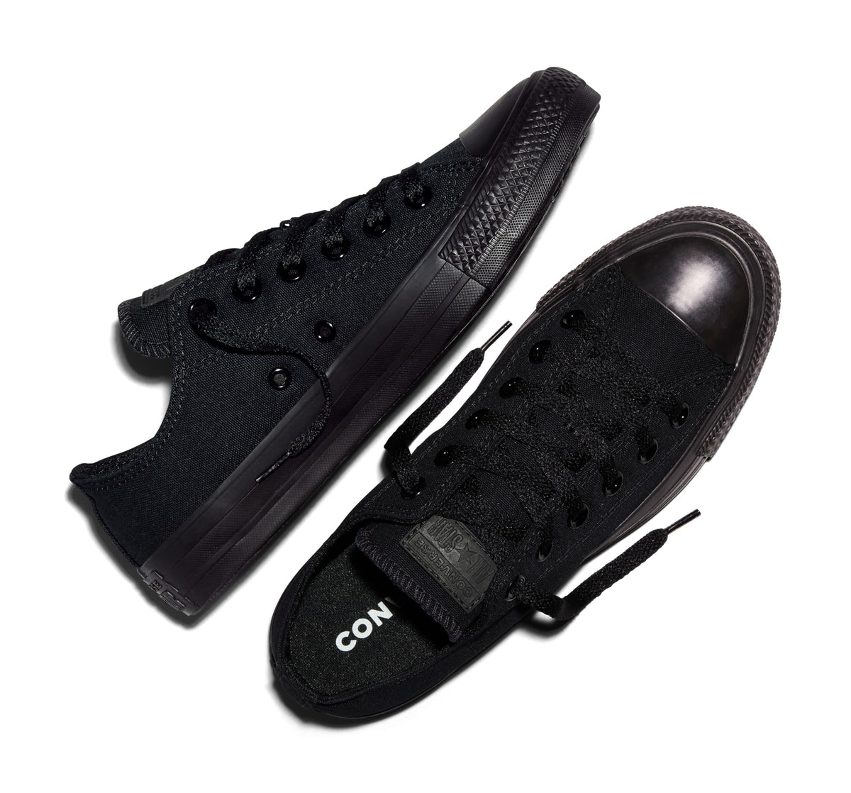 Converse Chuck Taylor All Star Black Monochrome Trainers Shoes Mens US 9.5 NEW