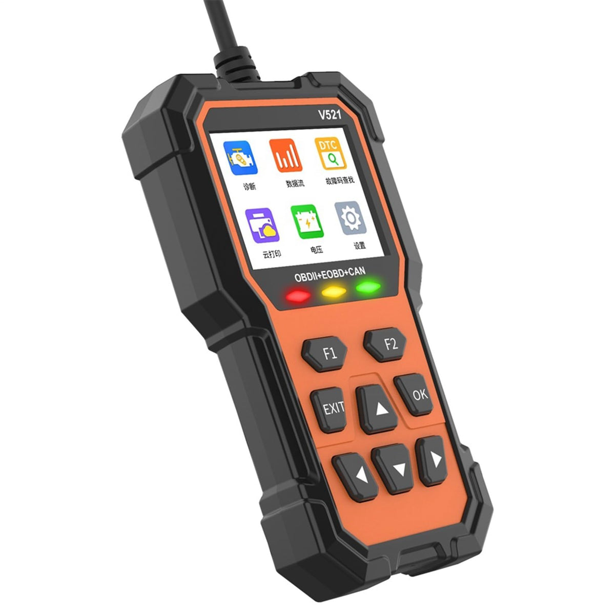 Dcnhfdsw V521 OBD2 Automotive Fault Code Reader Car Diagnostic Scanner DEMO