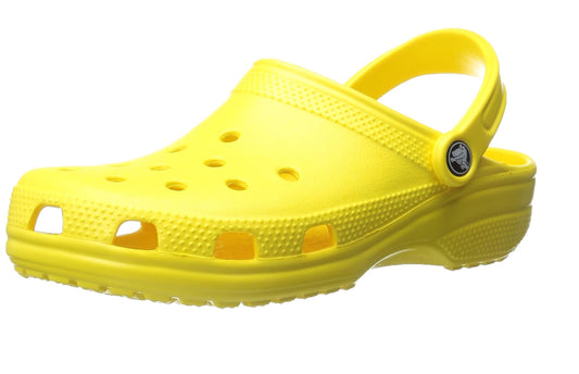 Crocs Classic Lemon Clogs Lightweight Comfortable Casual Shoes Unisex M7 W9 NEW