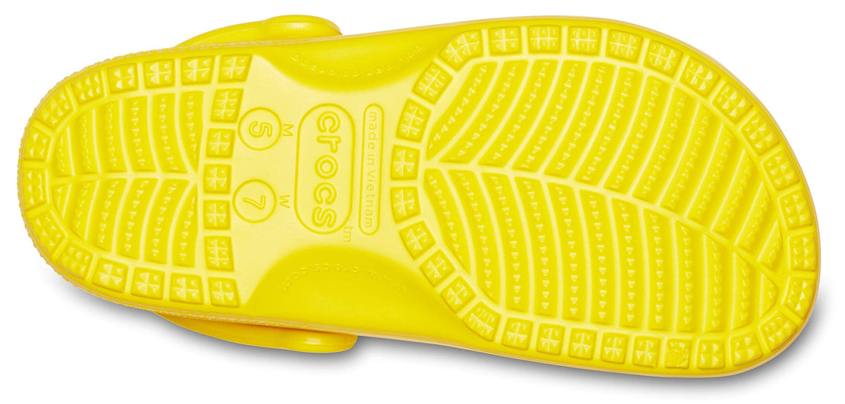 Crocs Classic Lemon Clogs Lightweight Comfortable Casual Shoes Unisex M7 W9 NEW
