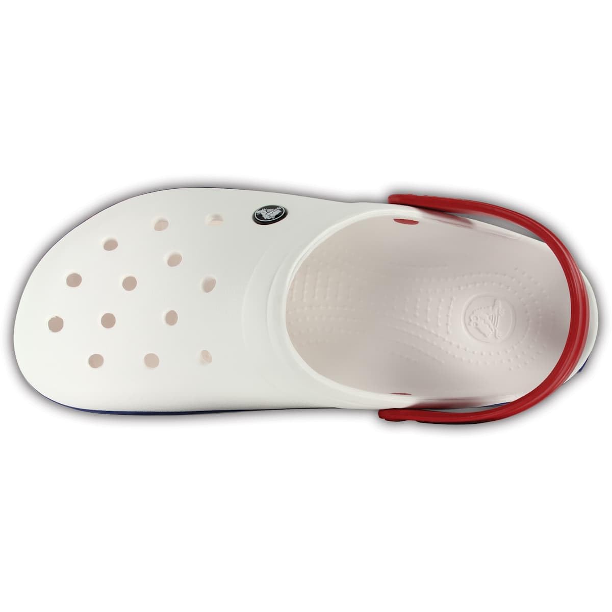 Crocs Crocband Clog White Blue Jean Casual Comfort Shoes for Men US 12 NEW