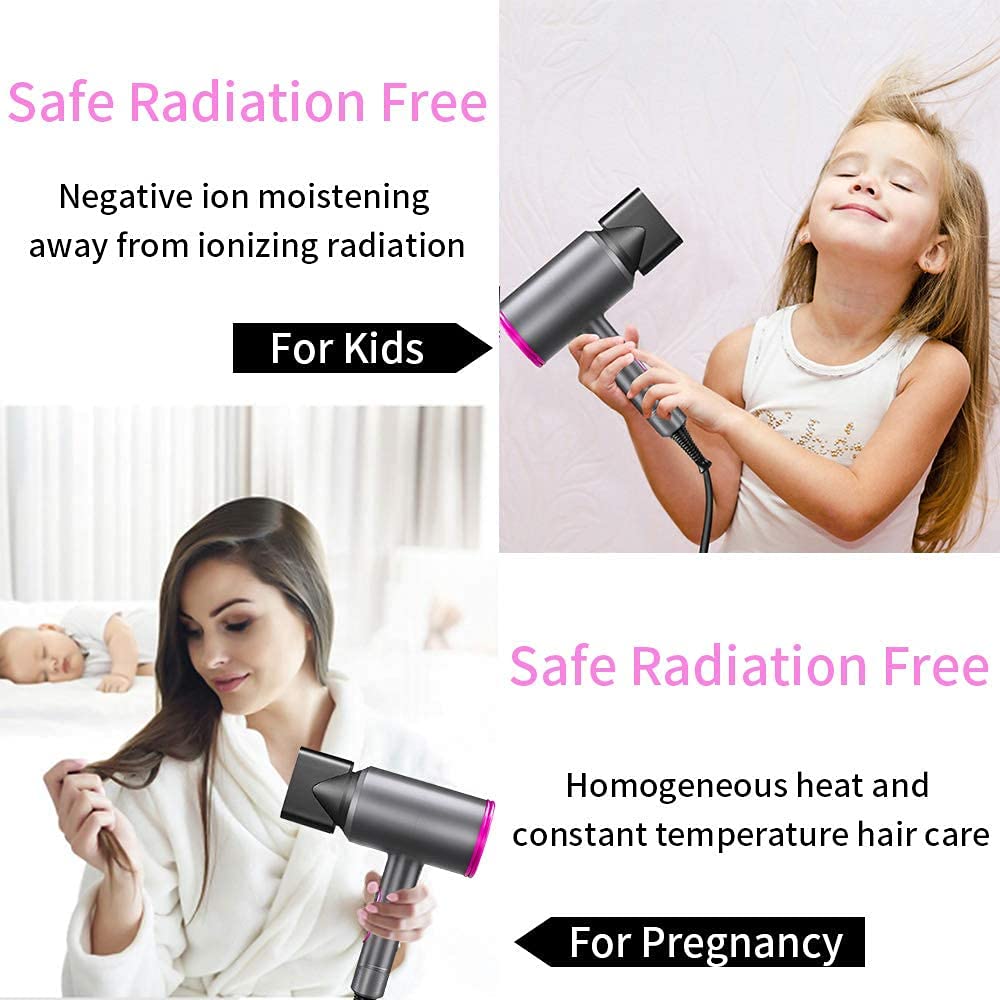 Tamefox Professional Hair Dryer 2000W Ionic Black with Nozzles DEMO