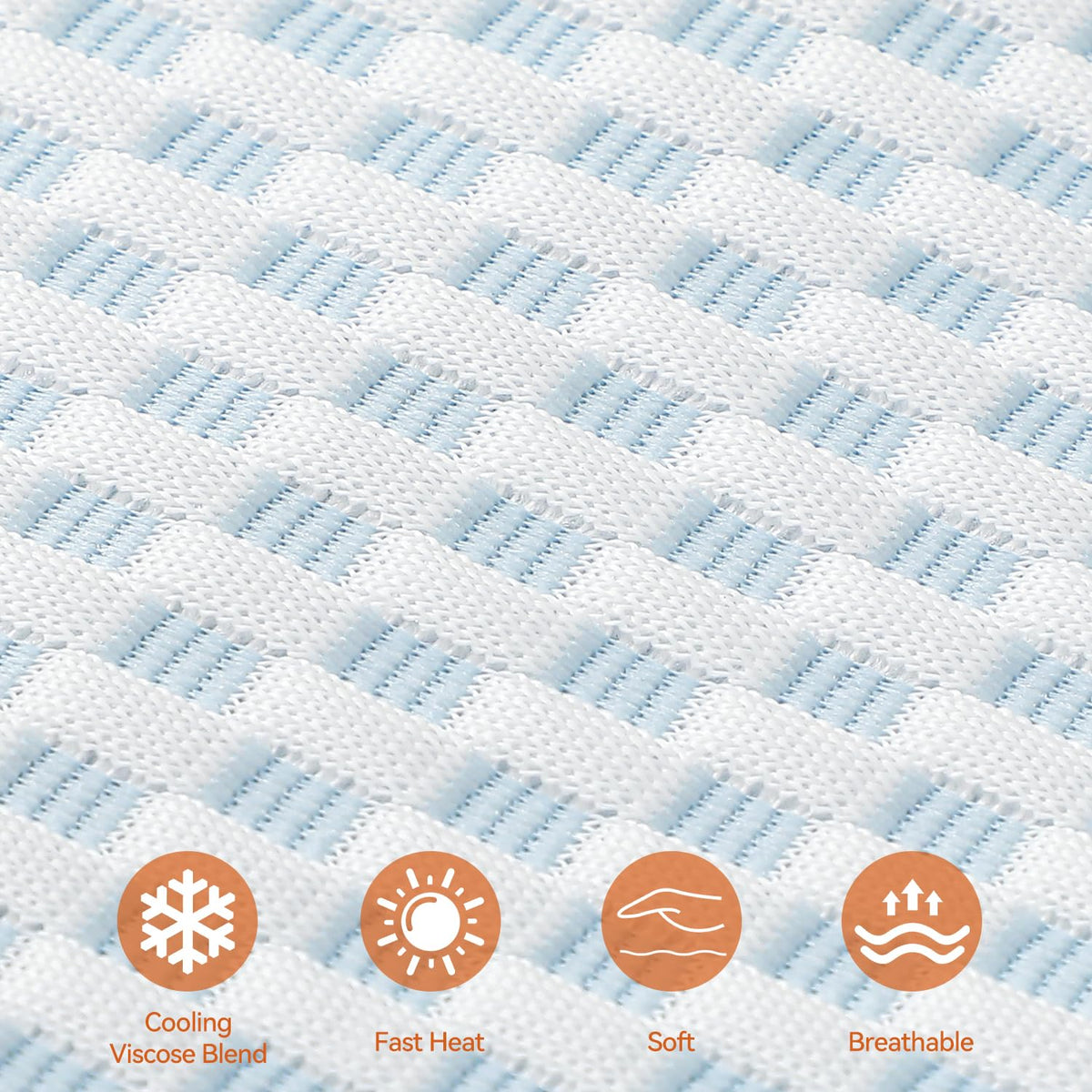 TiMiCalda King Electric Mattress Pad Heated Blanket White 203x182cm Size NEW