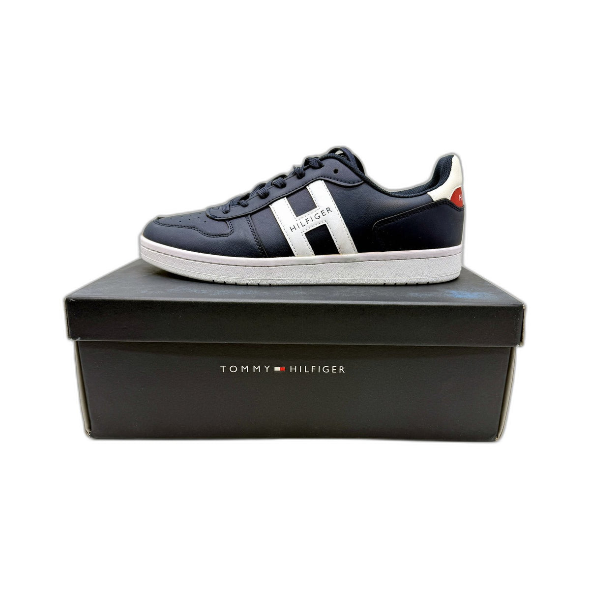 Tommy Hilfiger Mens TM Leman Low-Top Sneaker Navy Blue US 11 NEW