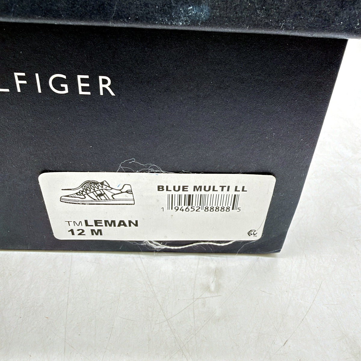 Tommy Hilfiger Mens TM Leman Low-Top Sneaker Navy Blue US 11 NEW