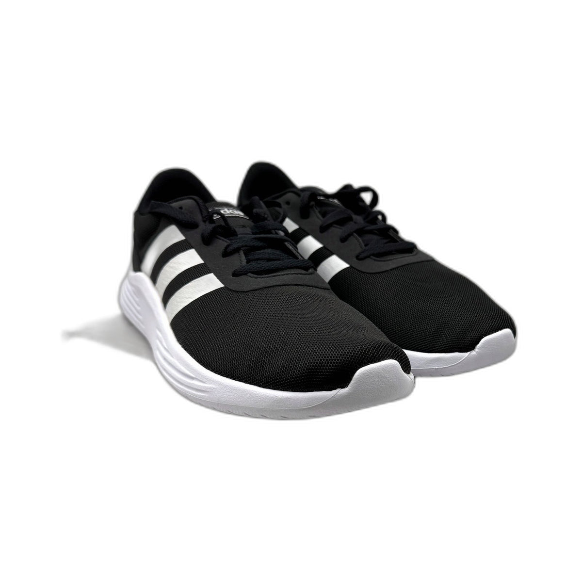 Adidas Mens Lite Racer 2.0 Running Shoe Black White US 10 NEW