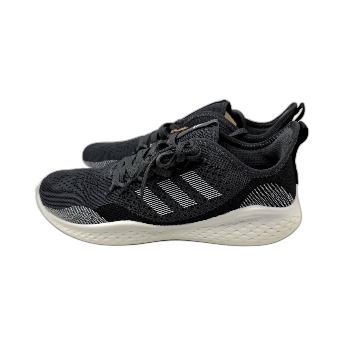 Adidas Fluidflow 2.0 Running Shoe Black White Boost Mens Size US 11.5 NEW