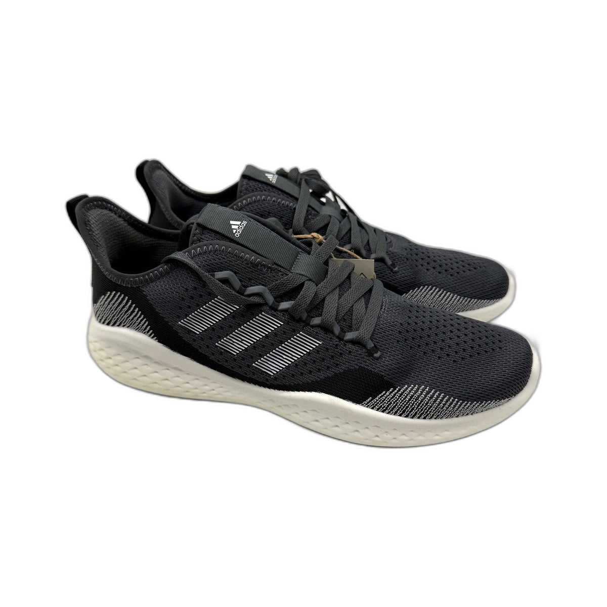 Adidas Fluidflow 2.0 Running Shoe Black White Boost Mens Size US 11.5 NEW