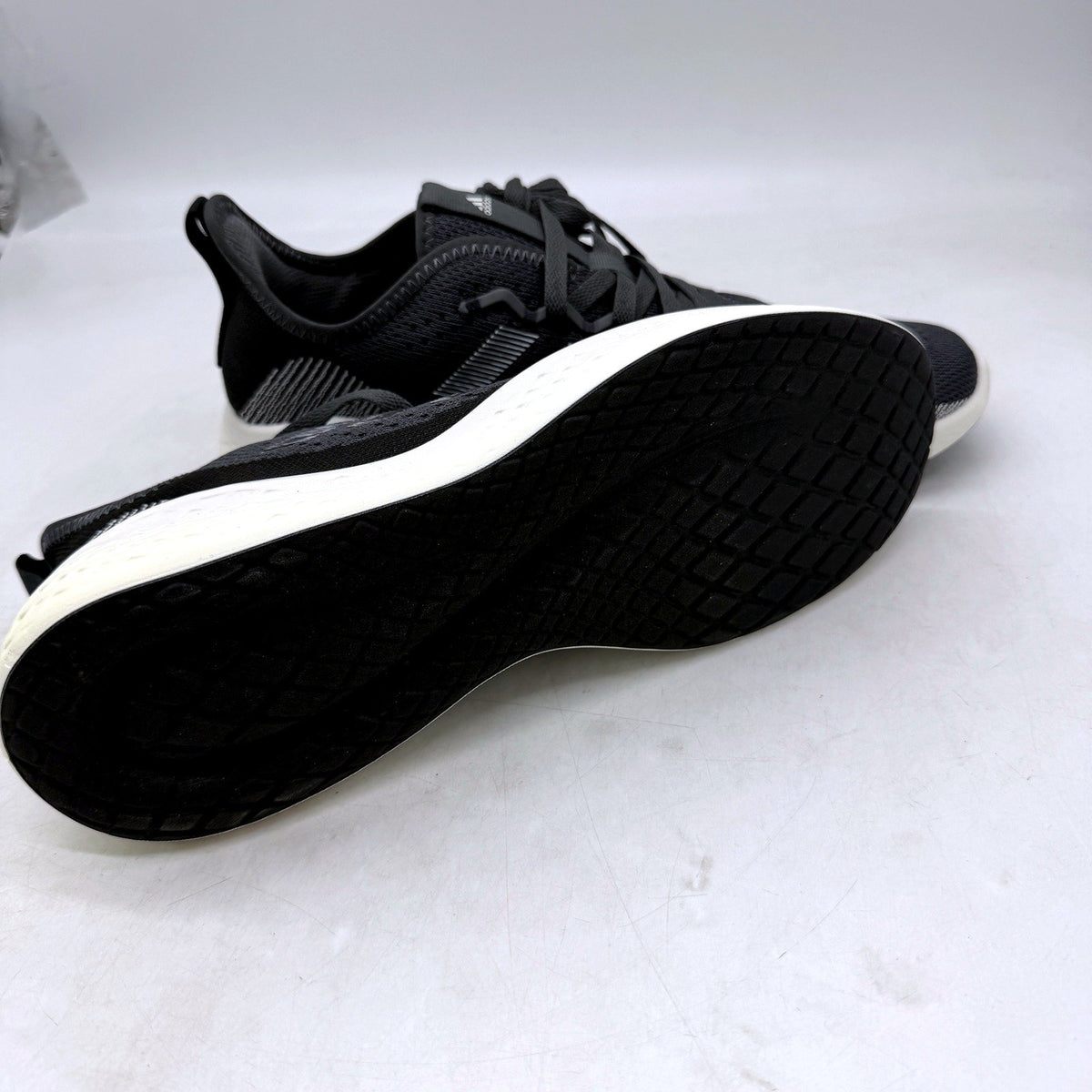 Adidas Fluidflow 2.0 Running Shoe Black White Boost Mens Size US 11.5 NEW
