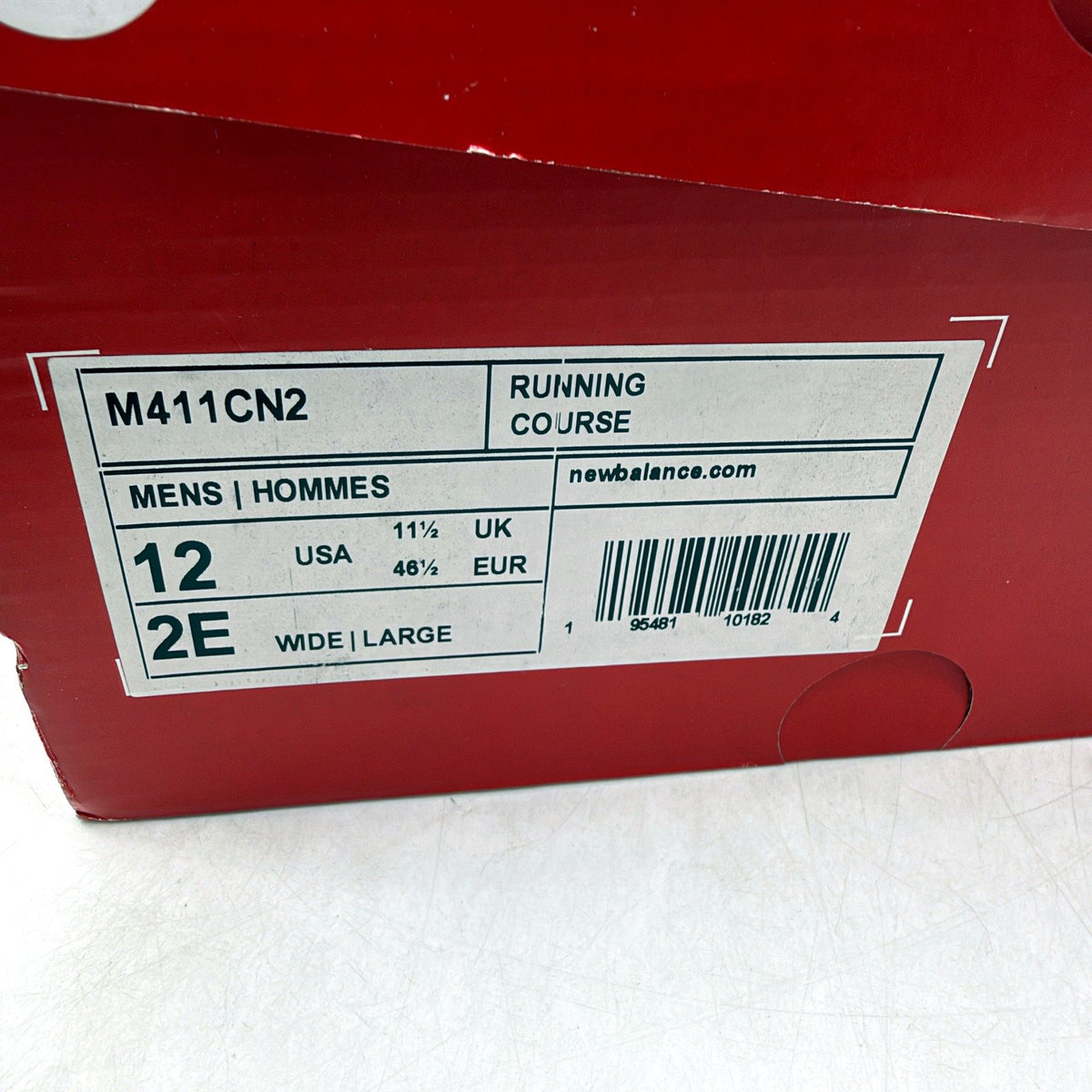 New Balance Mens M411CN2 Running Shoe Navy Blue White WIDE FIT US 12 NEW