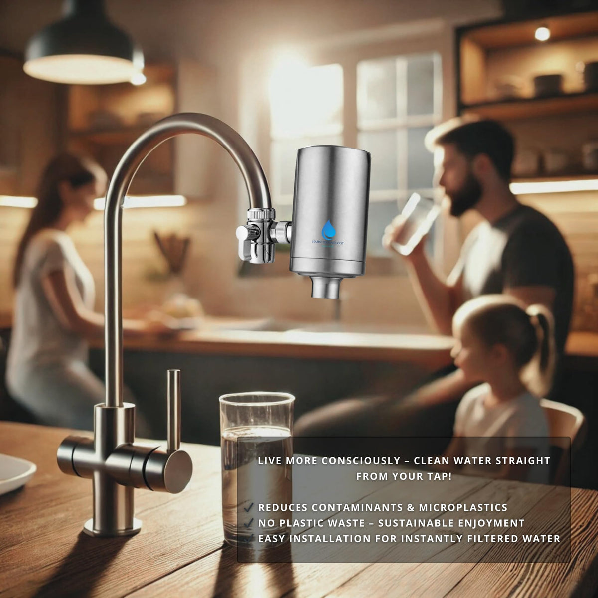 HAHN Technology Faucet Water Filter Activated Carbon Cartridge NEW