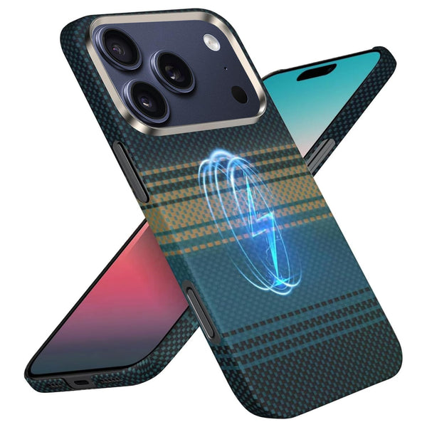 Adando iPhone Basic Cases 17 Pro Max Slim Magnetic Case - Moonrise Blue NEW