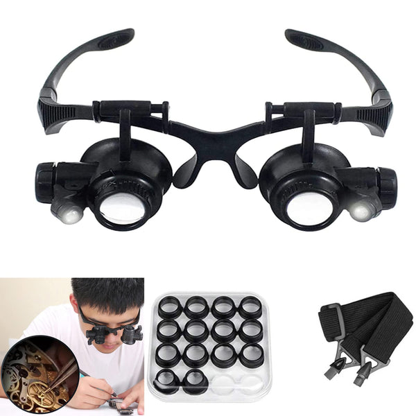 LXIANGN LED Magnifying Glass Loupe - Jeweler Watch Repair Tool DEMO