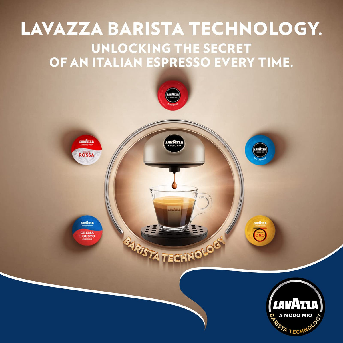 Lavazza 2023 A Modo Mio Jolie Black Capsule Coffee Machine Maker LM700 NEW