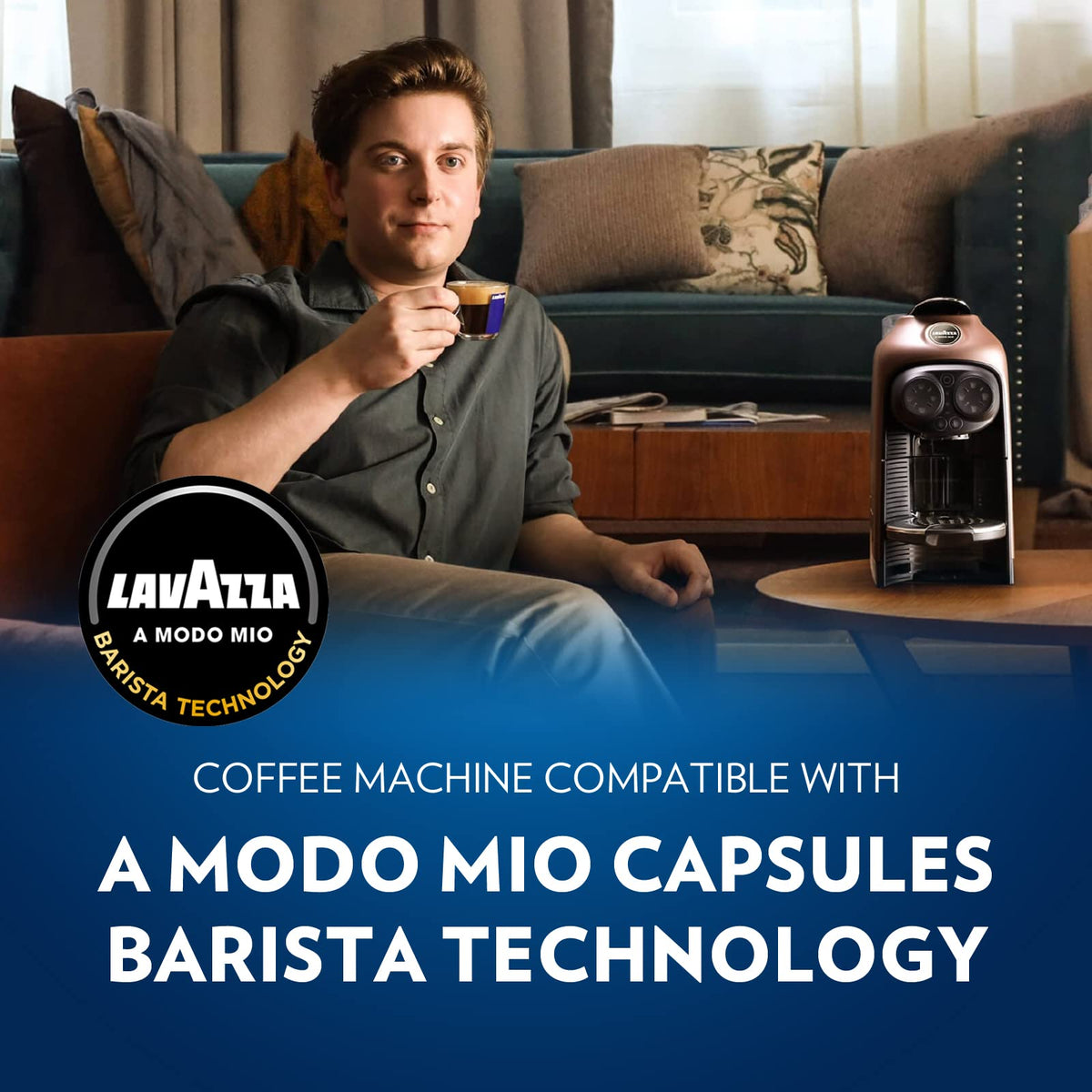 Lavazza 2023 A Modo Mio Jolie Black Capsule Coffee Machine Maker LM700 NEW