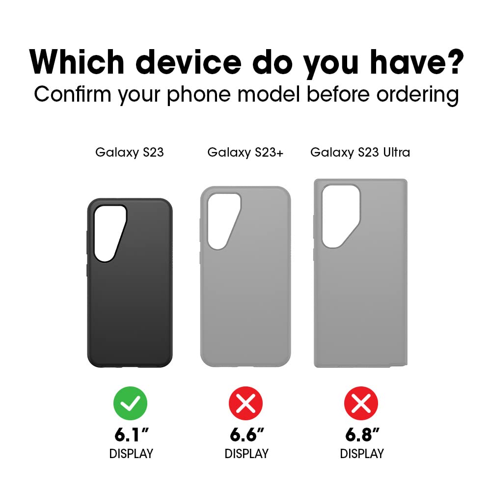 OtterBox Defender Basic Cases Samsung Galaxy S23 5G Case - Black NEW