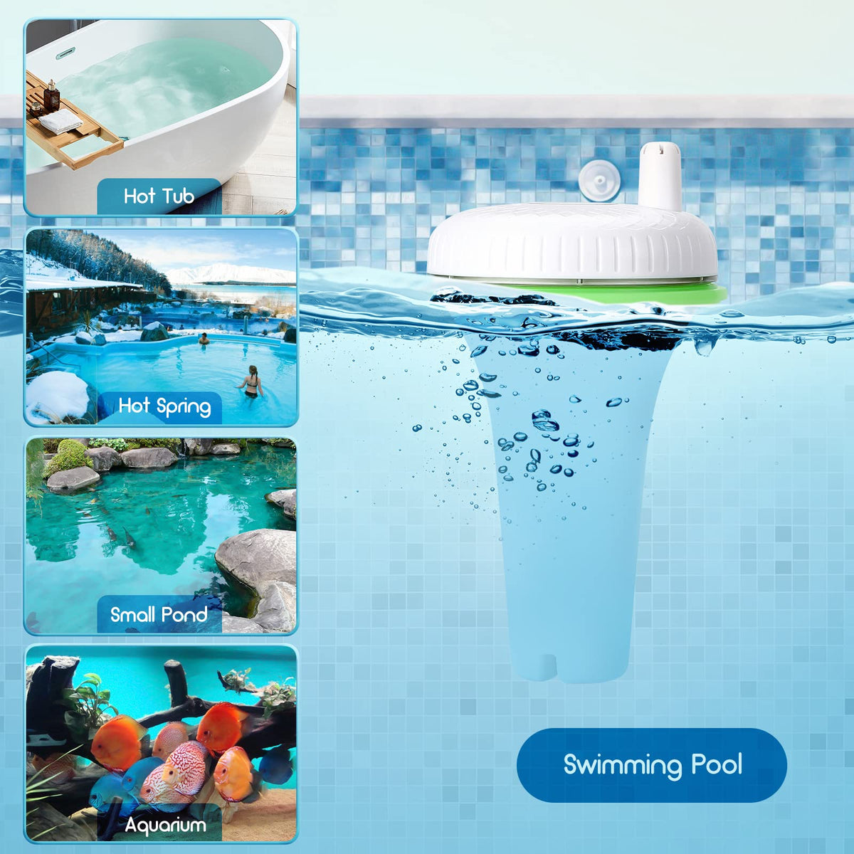 Inkbird Wireless Indoor-Outdoor Thermometers Floating Pool Thermometer NEW