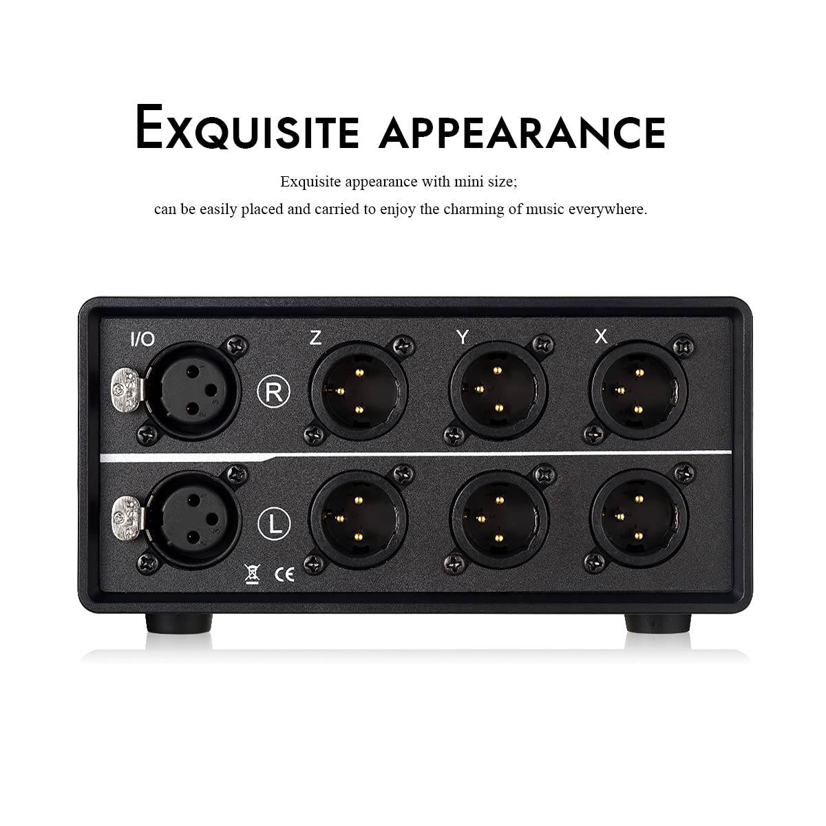 Douk Audio 3-Way XLR Selector Box Black Balanced Switch DEMO