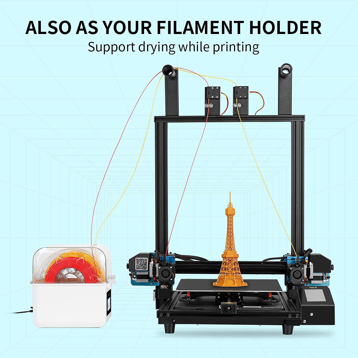 Sovol SH01 Filament Dryer & Spool Holder for 3D Printers DEMO