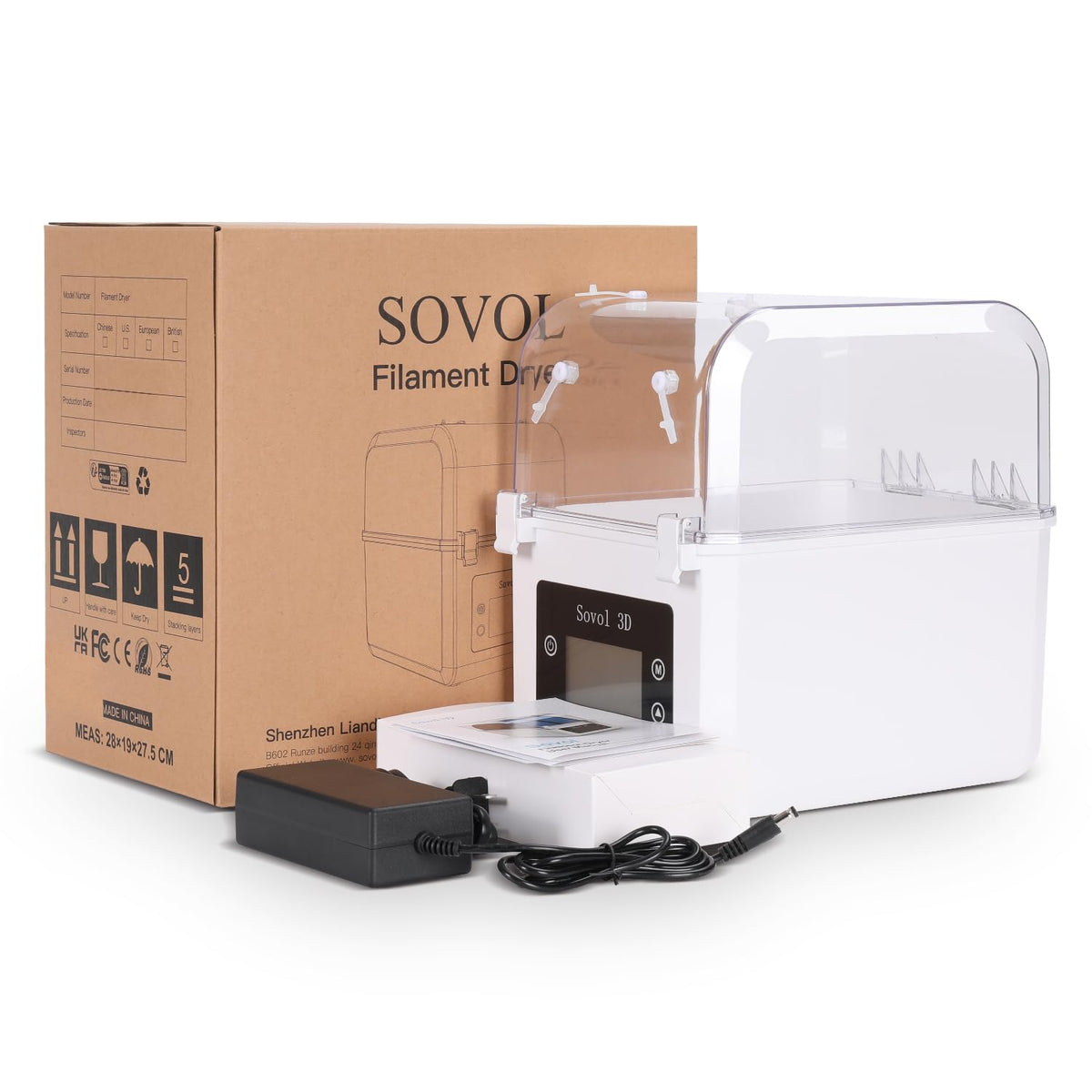 Sovol SH01 Filament Dryer & Spool Holder for 3D Printers DEMO