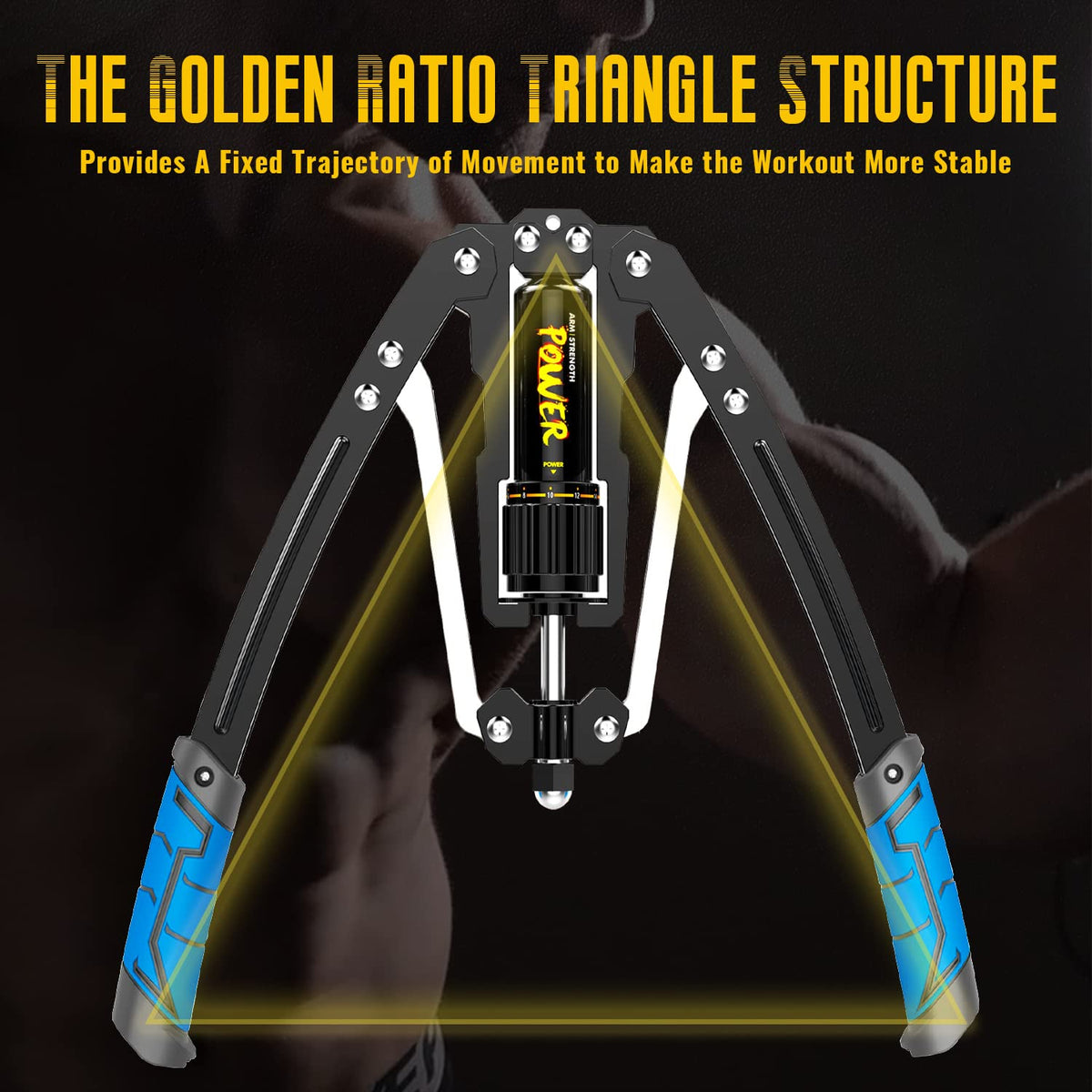 LEJIEYIN Twister Arm Exerciser Adjustable 22-440lbs Blue Machine NEW