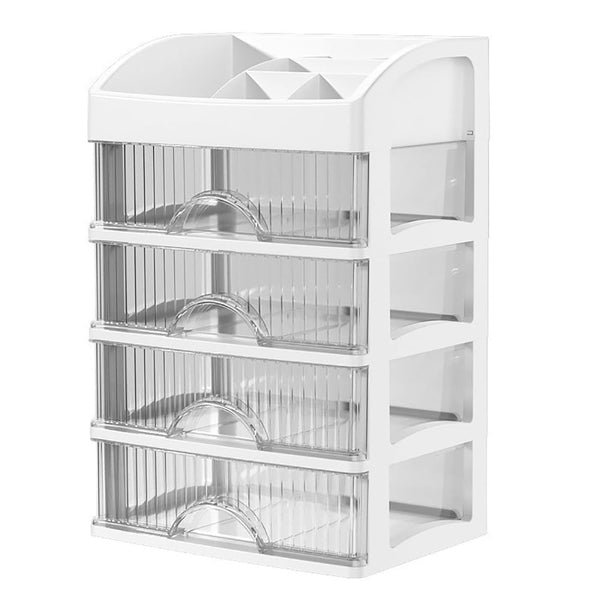 TOMVAES 5-Tier Transparent Makeup Organizer Storage Display Case NEW