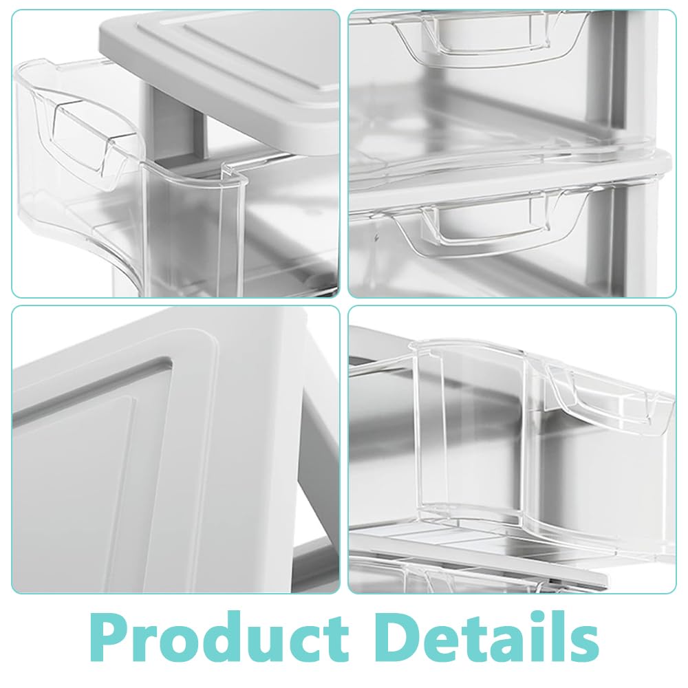 TOMVAES 5-Tier Transparent Makeup Organizer Storage Display Case NEW