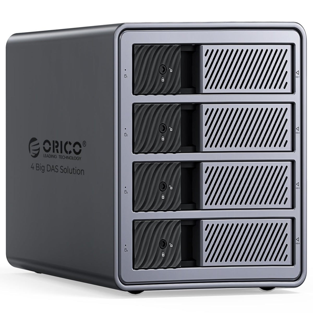 ORICO USB Enclosures 3.0 4 Bay Hard Drive Enclosure External Storage Space NEW
