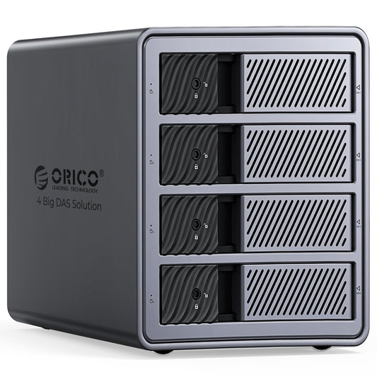ORICO USB Enclosures 3.0 4 Bay Hard Drive Enclosure External Storage Space NEW
