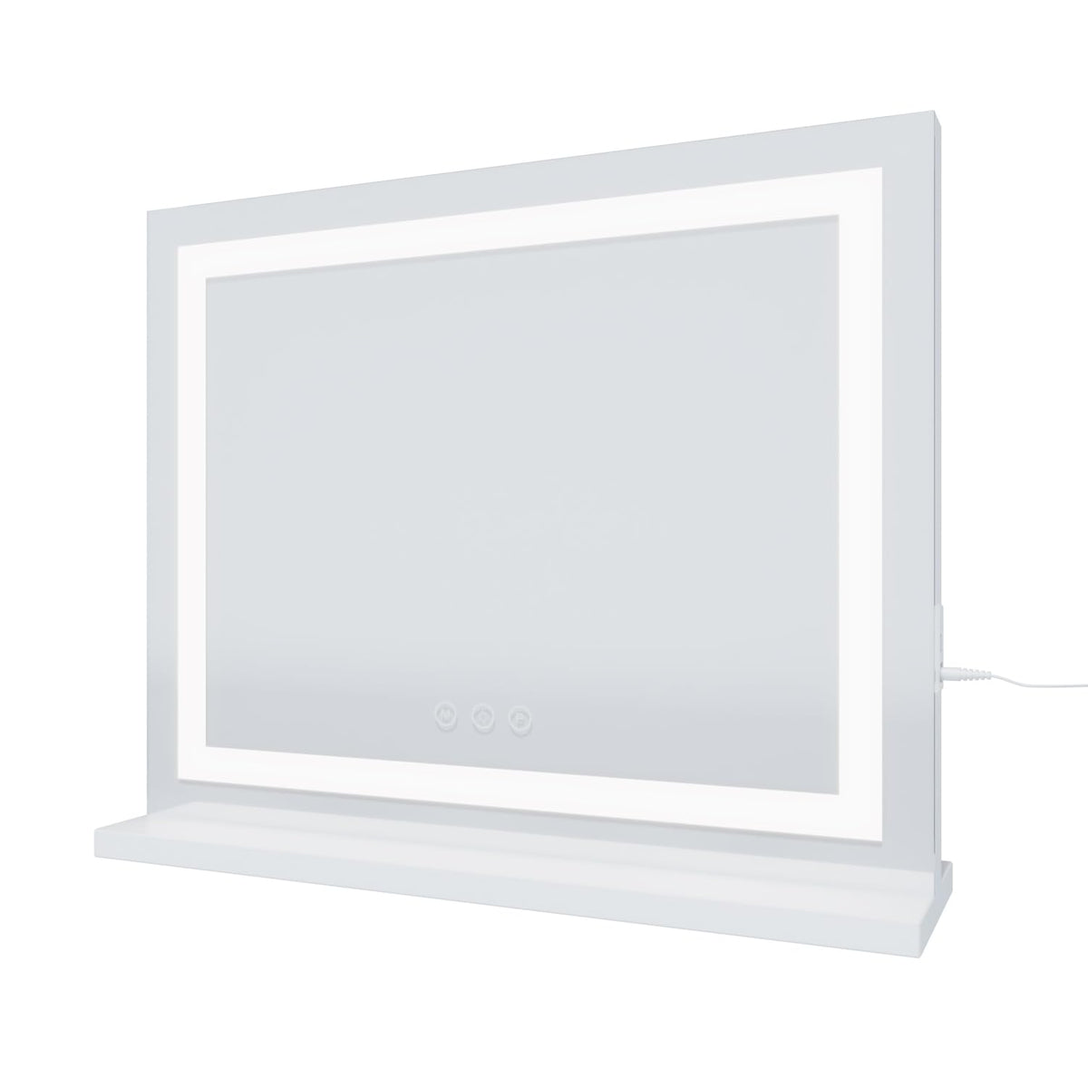 Crystalux LED Vanity Mirror Hollywood Style Makeup Silver DEMO