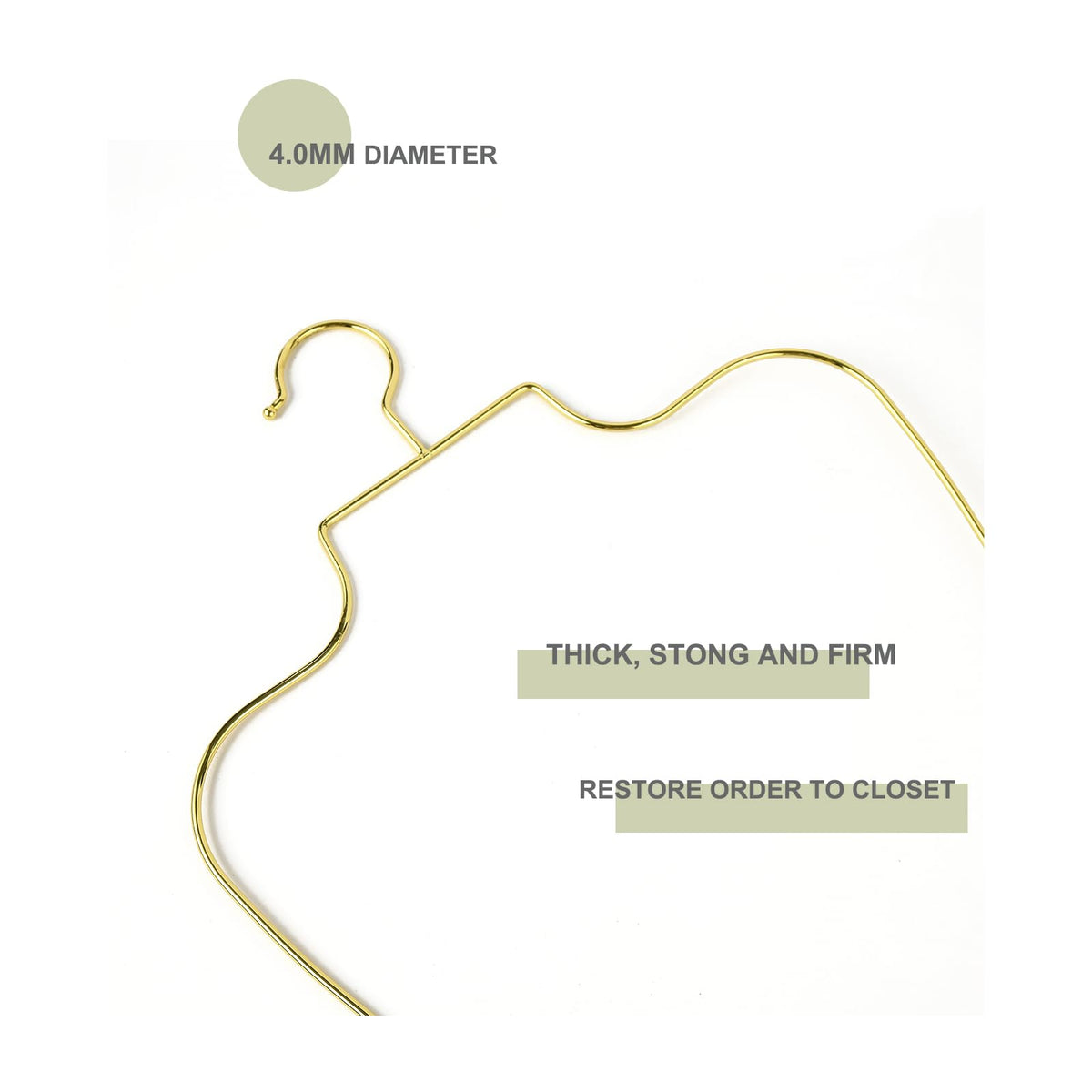 Gold Metal Bikini Hanger Full Body Shape Clothing Storage With Hooks NEW
