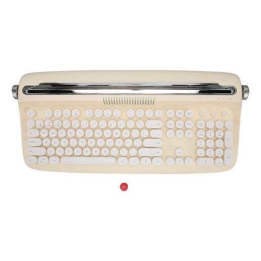 Gernie Wireless Keyboards Retro Typewriter Keyboard Bluetooth Beige NEW