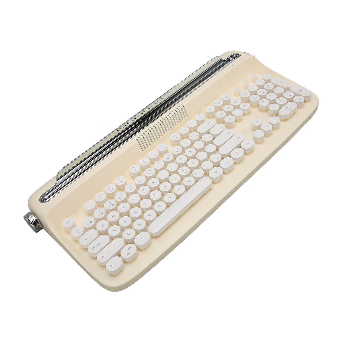 Gernie Wireless Keyboards Retro Typewriter Keyboard Bluetooth Beige NEW