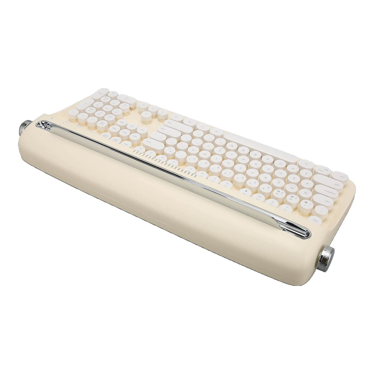 Gernie Wireless Keyboards Retro Typewriter Keyboard Bluetooth Beige NEW